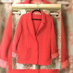 Isaac Mizrahi Live! Quilted Blazer